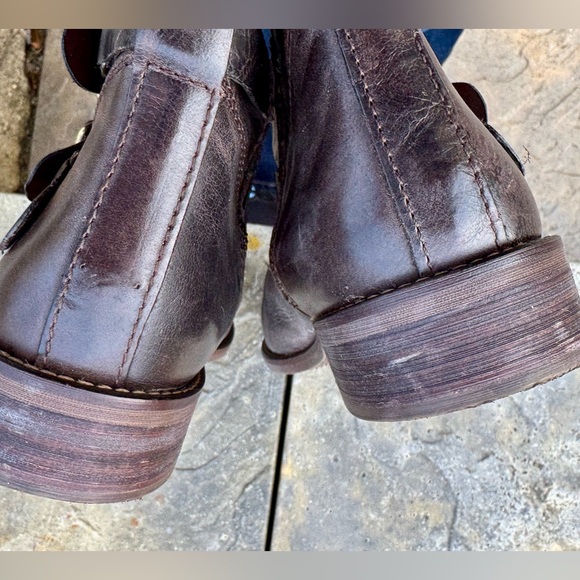Hinge Brown Leather Devin Riding Boots size 8 - Picture 7 of 10